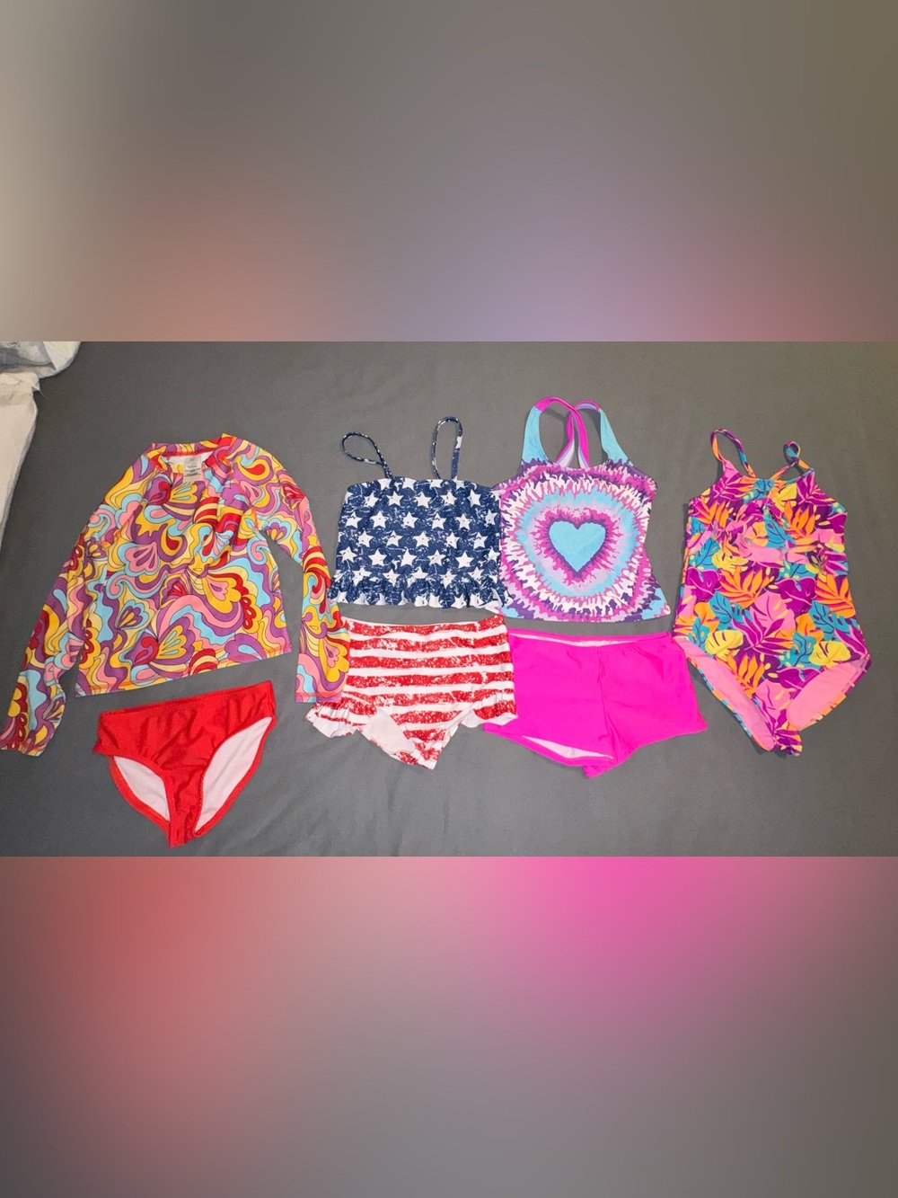 Girls 7/8 Swimsuit Lot